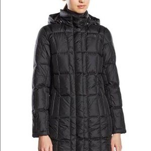 The North Face 550 Long Black Down Puffer